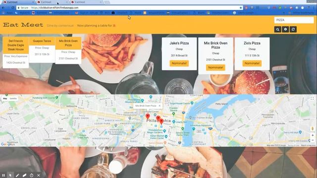 EatMeet In action Using Firebase Realtime Database смотреть онлайн