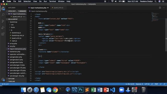 13. Cara Install Bootstrap CSS Framework смотреть онлайн