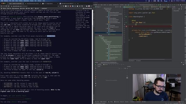 Advent of Code 2020, Day 5 | Kotlin смотреть онлайн