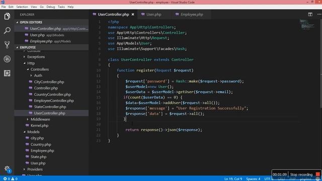 Email already exists check when new user will register | where |select | ngClass | Angular | Larave смотреть онлайн