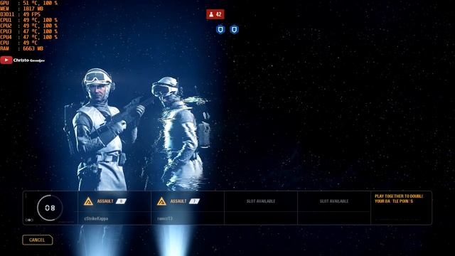 Star Wars: Battlefront II [PC] GT 1030 2GB GDDR5 & Intel Pentium G4560 & 8GB RAM смотреть онлайн