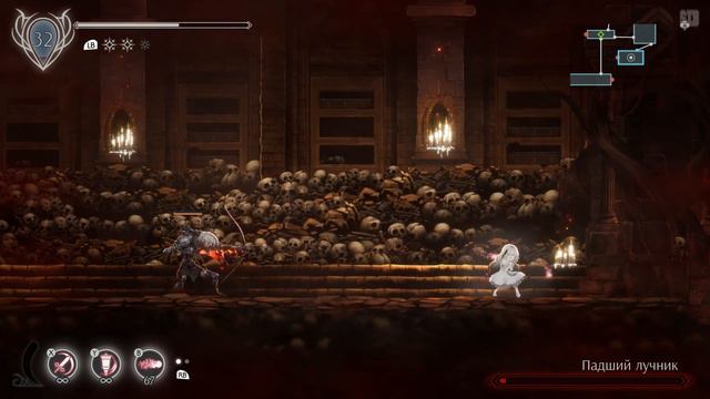 Прохождение Ender Lilies: Quietus of the Knights — Часть 2: Катакомбы смотреть онлайн