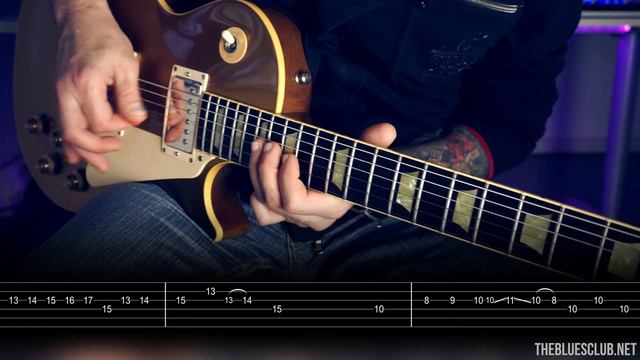 Have fun with this fast BOOGIE SHUFFLE Blues Solo! // Guitar Lesson with TABS смотреть онлайн