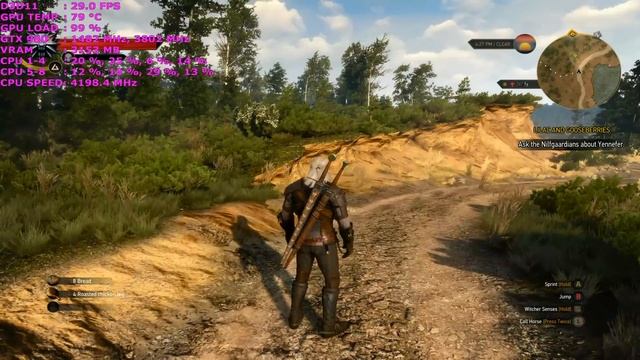 The Witcher Wild Hunt 4K - GTX 980 - Intel i7 3770 - 3840x2400 смотреть онлайн