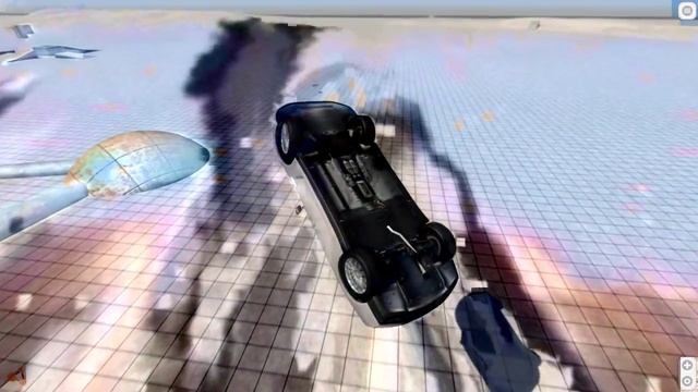 BeamNG Drive: Crash Test Nissan GT-R