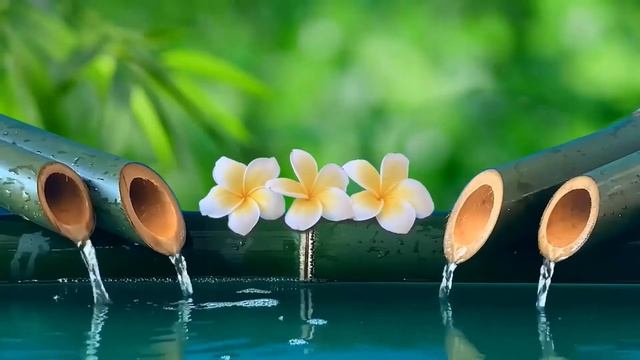 Bamboo Water Fountain Healing Music