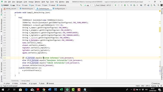 Menampilkan Data di dalam Spinner Android Studio смотреть онлайн