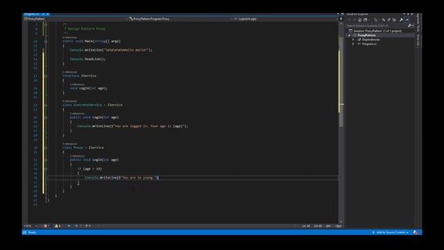 Design Pattern Proxy, C# (ENGLISH) смотреть онлайн