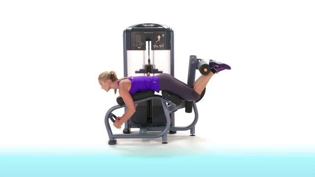 Сгибание ног лежа Precor DSL606 смотреть онлайн