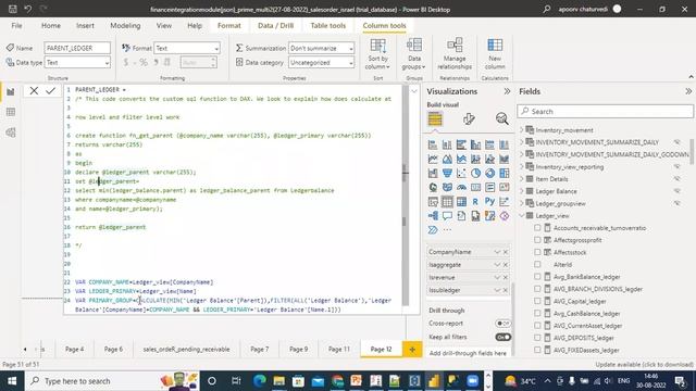 SQL to DAX-convert SQL functions to calculate(DAX) смотреть онлайн