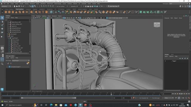 Export, Import and edit USD data in Maya смотреть онлайн