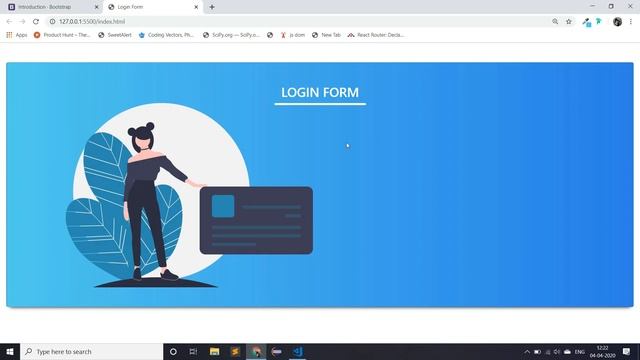ANIMATED RESPONSIVE LOGIN FORM || WEB DEVELOPMENT || BOOTSTRAP смотреть онлайн