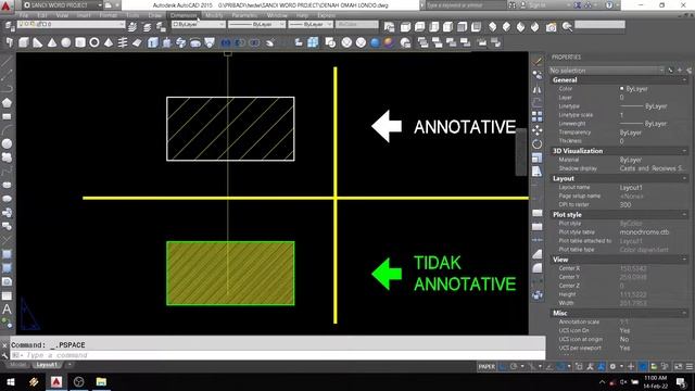 Cara hatch di Autocad | Hatch annotative Autocad смотреть онлайн