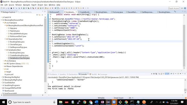 Serialization And De serialization in Rest Assured #6 смотреть онлайн
