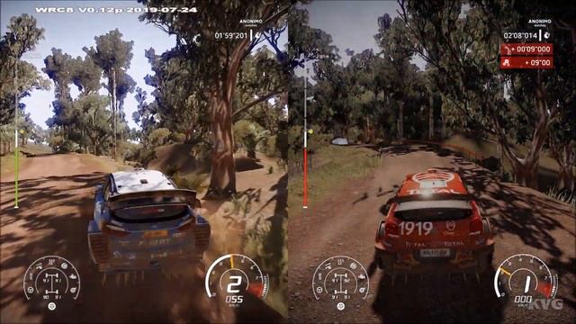 WRC 8 FIA World Rally Championship - Splitscreen Gameplay (PC HD) [1080p60FPS] смотреть онлайн