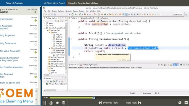 Developing Applications Using Java Spring Training смотреть онлайн