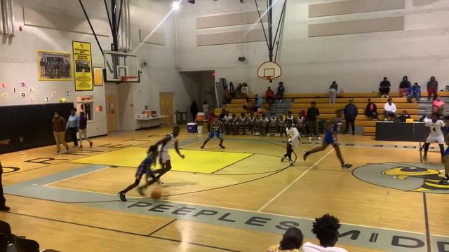 Peeples vs Porter | Middle School Basketball | 2022-2023 (Peeples win 35-31) смотреть онлайн