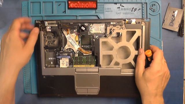 Обслуживание ноутбука DELL LATITUDE D620 смотреть онлайн