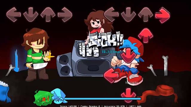 🤸♀️ Vs Chara HD MEGALO STRIKE BACK 1 hour Friday Night Funkin' смотреть онлайн