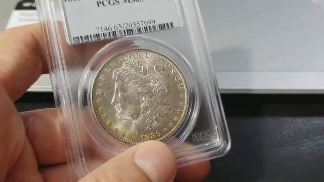 Серебряный Доллар США. Доллар Моргана 1883-О. Silver Morgan Dollar смотреть онлайн