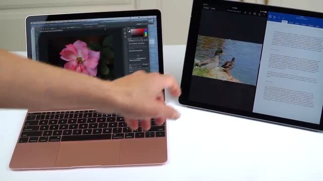 12.9" iPad Pro vs. 12" MacBook Comparison Smackdown смотреть онлайн