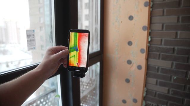 Проверка утепления тепловизором / Мостик холода в квартире смотреть онлайн