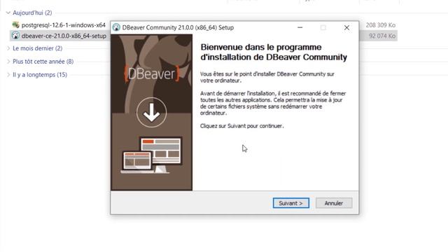 3.4 Installation du DBeaver, partie 1 смотреть онлайн