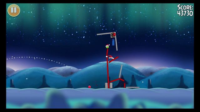Angry Birds Seasons: On Finn Ice Golden Eggs Level 2 Walkthrough смотреть онлайн