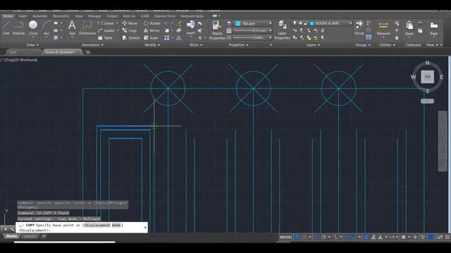 AutoCAD: Door Details смотреть онлайн