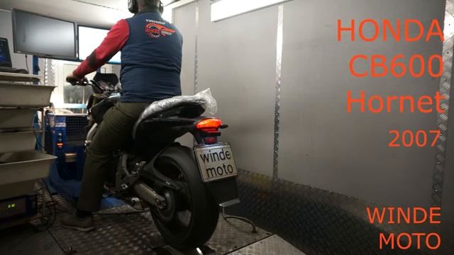 HONDA CB600 Hornet Dyno test смотреть онлайн