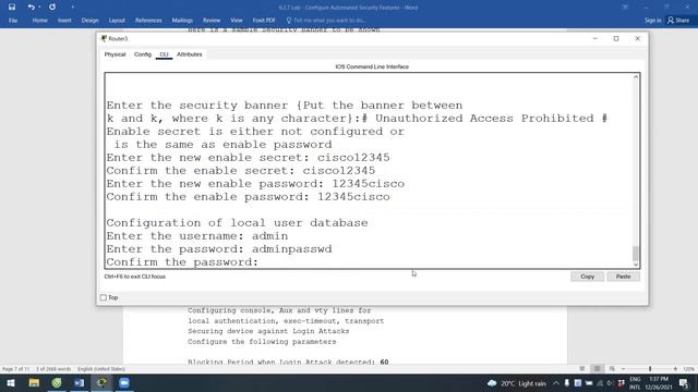 6.2.7 Lab – Configure Automated Security Features Answers смотреть онлайн