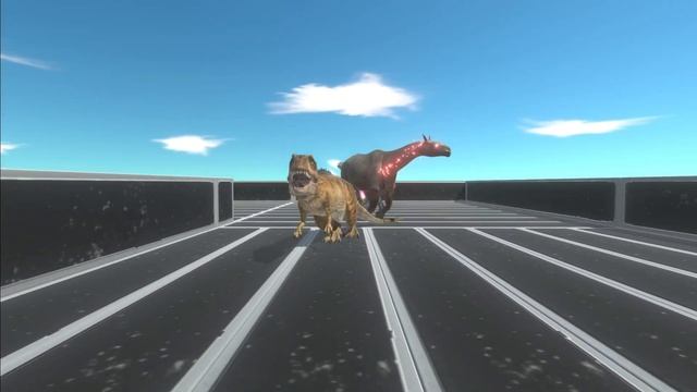Escape from SUPER FAST PARACERATHERIUM - Animal Revolt Battle Simulator смотреть онлайн