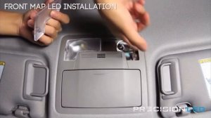 Toyota Camry 2015 замена лампочек салона