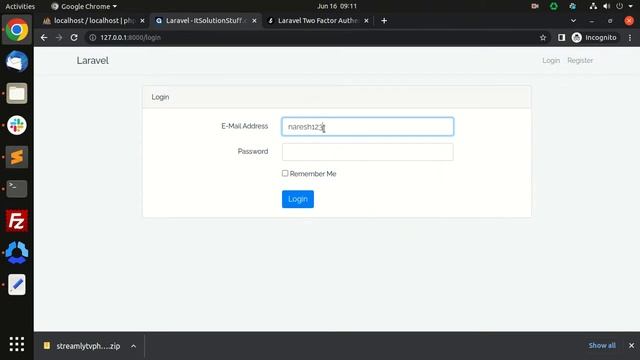 Google 2FA Authentication In Laravel смотреть онлайн