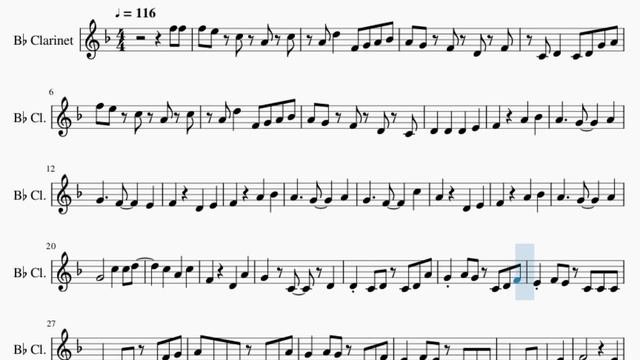SUPER EASY Clarinet Sheet Music: How to play RGB by YOASOBI смотреть онлайн