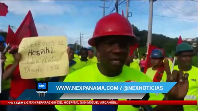 Trabajadores de la construcción del nuevo Hospital Manuel Amador Guerrero protestan en Colón смотреть онлайн