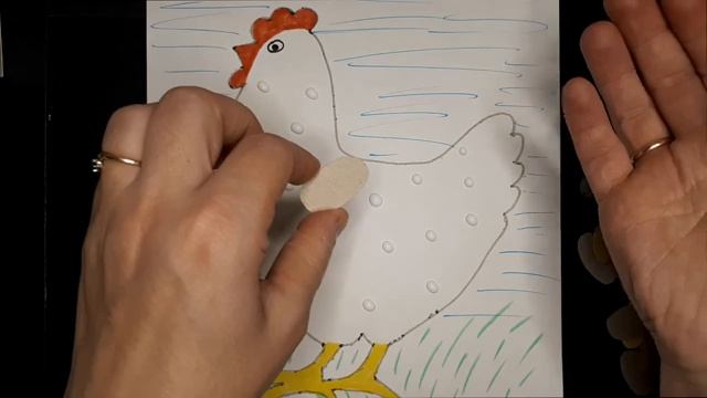 Аппликация "Курочка Ряба" для самых маленьких смотреть онлайн