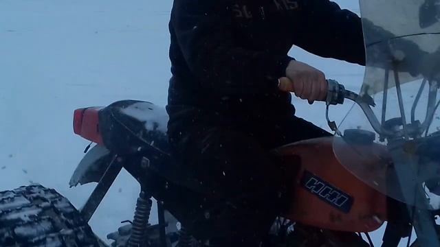 Самодельный снегоход из иж планеты с редуктором от муравья смотреть онлайн