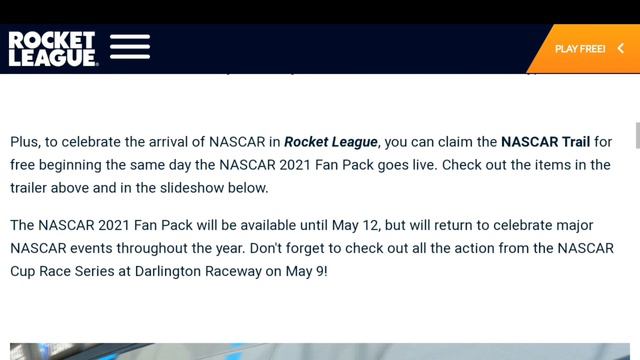 NEW NASCAR on rocket league! (rocket league bundle pack) смотреть онлайн