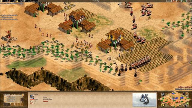 Age of Empires 2 - Huns Arabia Amazing 1v1 смотреть онлайн
