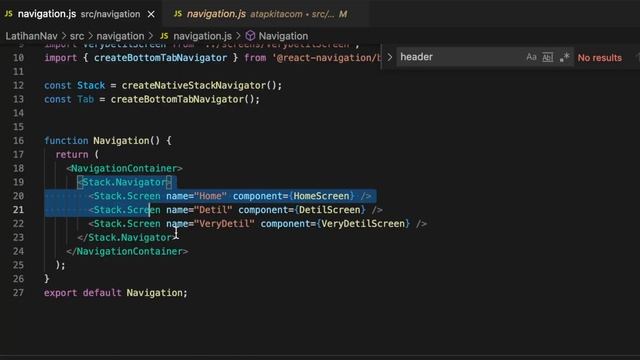 BAGAIMANA CARA INSTALL DAN MENGGUNAKAN TAB NAVIGATION PADA REACT NATIVE - REACT NATIVE INDONESIA смотреть онлайн