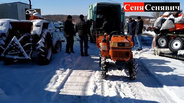 Купили Б/У японский минитрактор для хозяйства, сразу же самовывоз из площадки БУСОМ смотреть онлайн