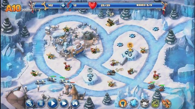 LETS PLAY DAY D: TOWER RUSH - PERFECT - ICE AGE - LEVEL 3-6 смотреть онлайн