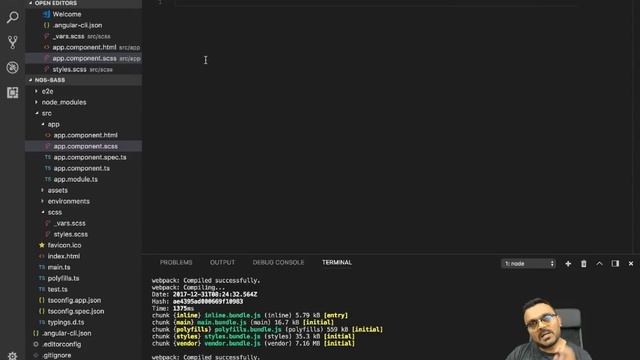 Angular 5 setup with SASS, LESS preprocessor tutorial смотреть онлайн