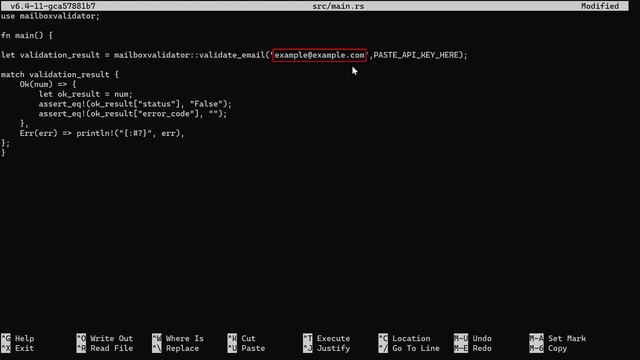 Rust Email Validation смотреть онлайн