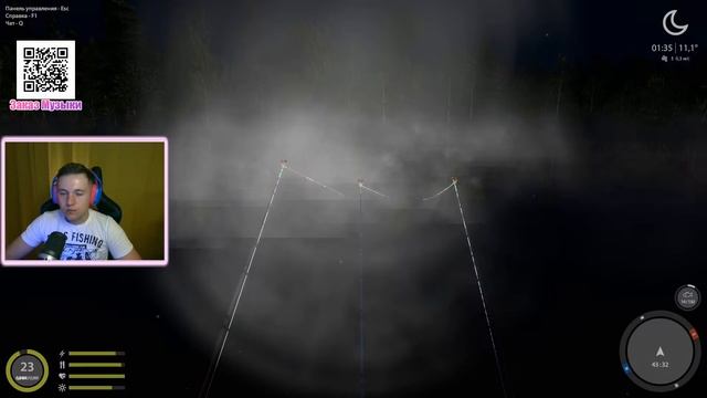 Рыбачим на спиннинг + ночной фарм на фидер (Русская рыбалка 4) смотреть онлайн