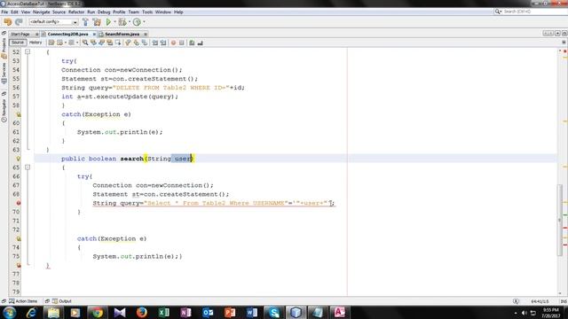 Search record from Ms Access Database using Java-2017 смотреть онлайн