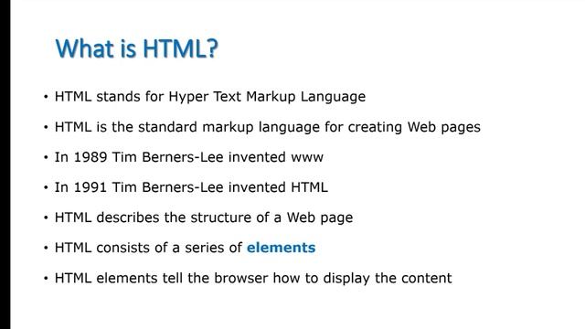 Designing Static webpages using HTML смотреть онлайн