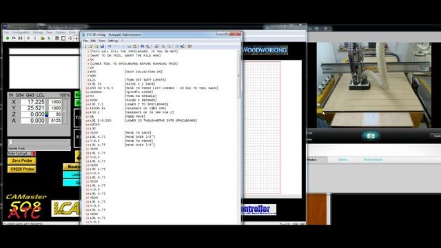 Vacuum pump and CNC table prep смотреть онлайн