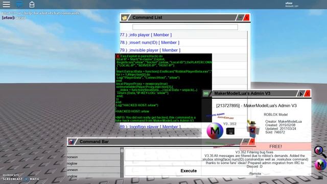 Roblox Backdoor Showcase #1